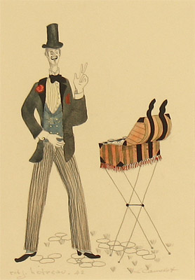 Les maquettes de décors et de costumes de théâtre