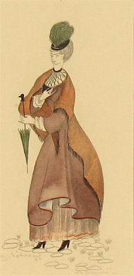 Les maquettes de décors et de costumes de théâtre