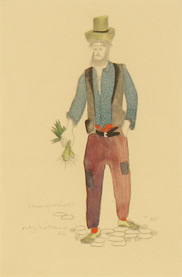 Les maquettes de décors et de costumes de théâtre