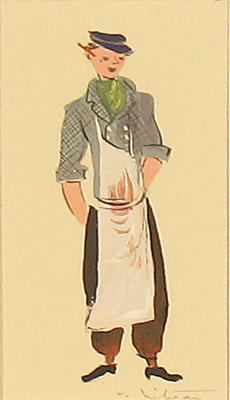Les maquettes de décors et de costumes de théâtre