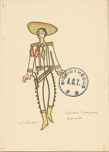 Les maquettes de décors et de costumes de théâtre