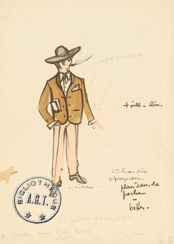 Les maquettes de décors et de costumes de théâtre