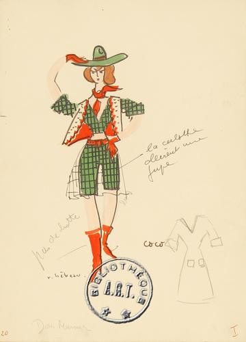 Les maquettes de décors et de costumes de théâtre