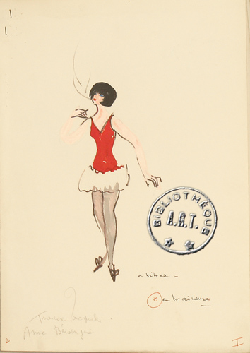 Les maquettes de décors et de costumes de théâtre