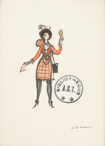Les maquettes de décors et de costumes de théâtre