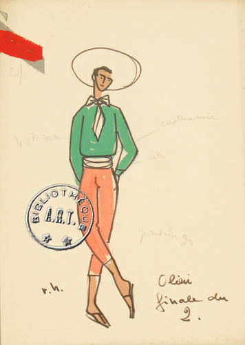 Les maquettes de décors et de costumes de théâtre
