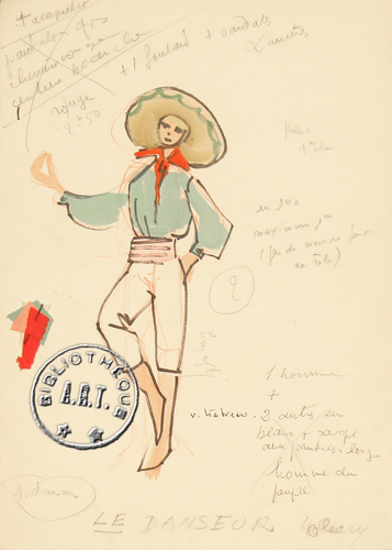 Les maquettes de décors et de costumes de théâtre