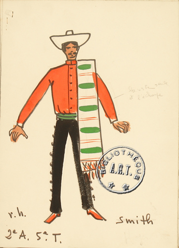 Les maquettes de décors et de costumes de théâtre