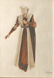 Les maquettes de décors et de costumes de théâtre
