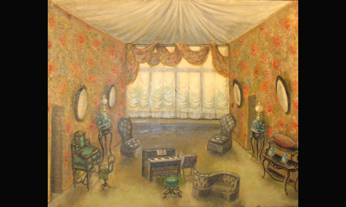 les décors et costumes de Une visite de noces de Alexandre DUMAS fils - 1953