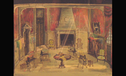 Les maquettes de décors et de costumes de théâtre