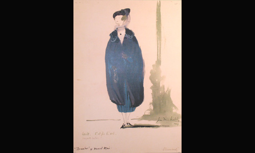 Les maquettes de décors et de costumes de théâtre