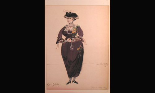 Les maquettes de décors et de costumes de théâtre