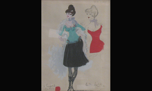 Les maquettes de décors et de costumes de théâtre
