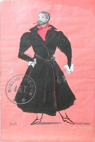 les décors et costumes de Ornifle de Jean ANOUILH - 1955