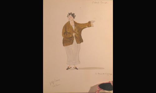 Les maquettes de décors et de costumes de théâtre