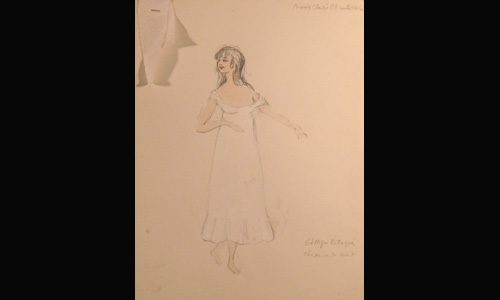 Les maquettes de décors et de costumes de théâtre