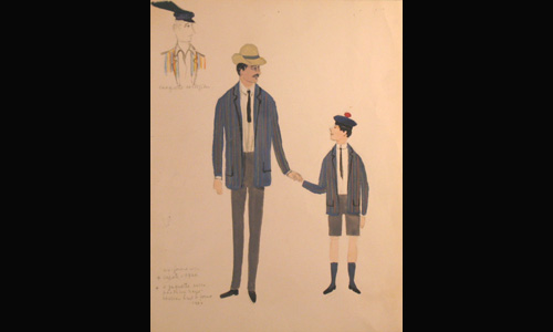 Les maquettes de décors et de costumes de théâtre