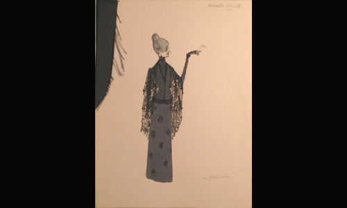 Les maquettes de décors et de costumes de théâtre