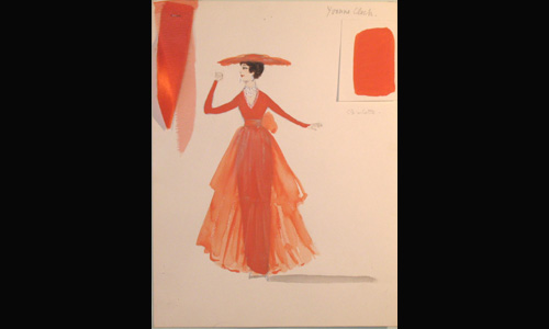 Les maquettes de décors et de costumes de théâtre