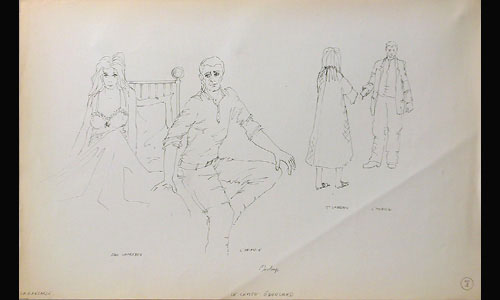 Les maquettes de décors et de costumes de théâtre