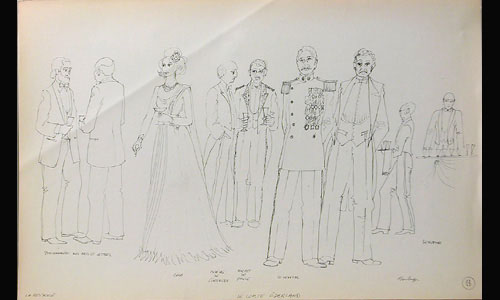 Les maquettes de décors et de costumes de théâtre