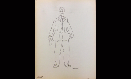 les décors et costumes de Mère (la) de Maxime GORKI - non-identifiée