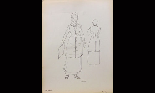 Les maquettes de décors et de costumes de théâtre