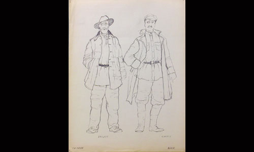Les maquettes de décors et de costumes de théâtre