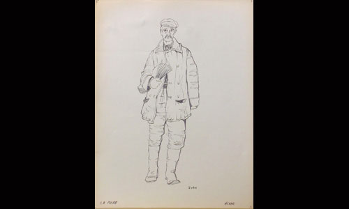 Les maquettes de décors et de costumes de théâtre