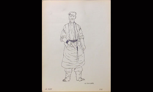Les maquettes de décors et de costumes de théâtre