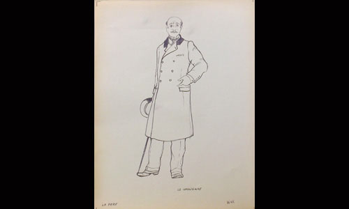 Les maquettes de décors et de costumes de théâtre