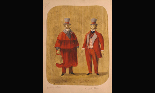 Les maquettes de décors et de costumes de théâtre