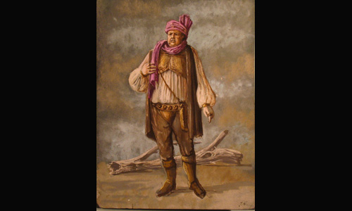 les décors et costumes de Frères humains de André de BAEQUE - 1978