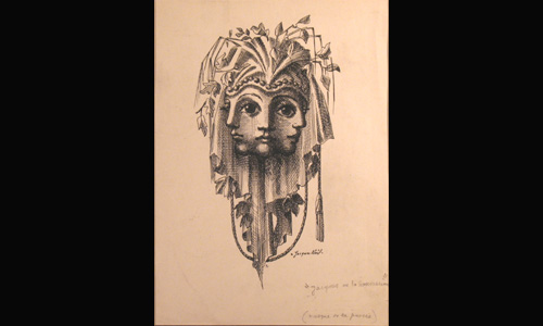les décors et costumes de Jacques ou la soumission de Eugène IONESCO - 1955