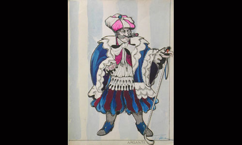 les décors et costumes de Fourberies de Scapin (les) de  MOLIÈRE - 1973