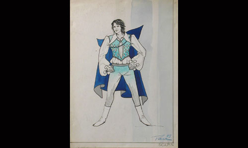 Les maquettes de décors et de costumes de théâtre