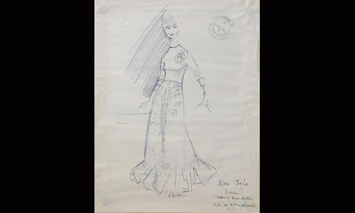 les décors et costumes de Douce Annabelle de Audrey  ROSS - 1961