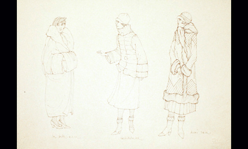 Les maquettes de décors et de costumes de théâtre