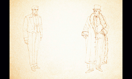Les maquettes de décors et de costumes de théâtre