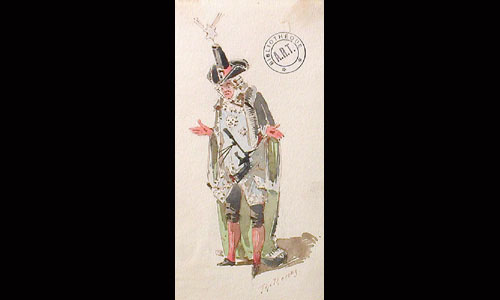 Les maquettes de décors et de costumes de théâtre