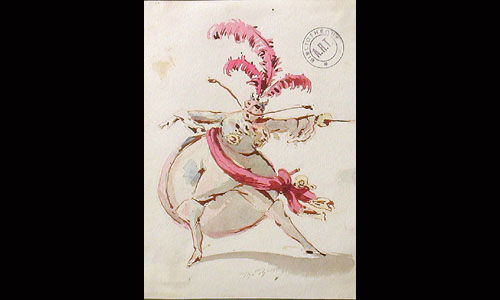 Les maquettes de décors et de costumes de théâtre