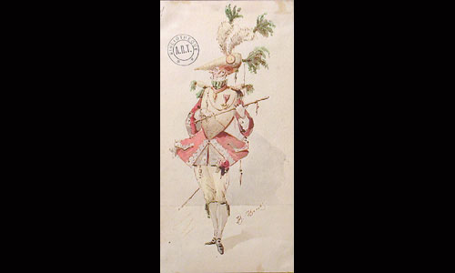 Les maquettes de décors et de costumes de théâtre