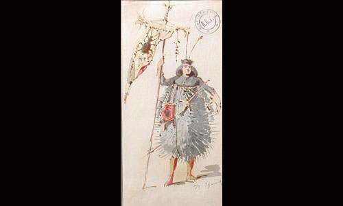 Les maquettes de décors et de costumes de théâtre