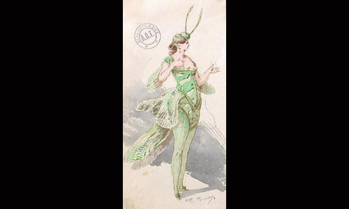 Les maquettes de décors et de costumes de théâtre