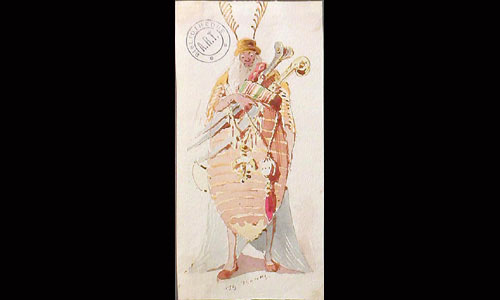 Les maquettes de décors et de costumes de théâtre