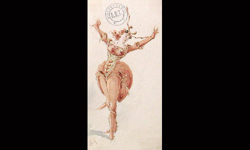 Les maquettes de décors et de costumes de théâtre
