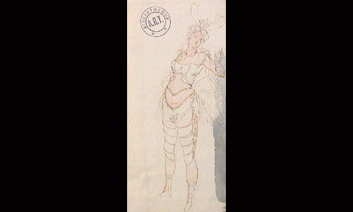Les maquettes de décors et de costumes de théâtre