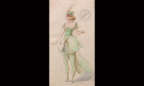 Les maquettes de décors et de costumes de théâtre