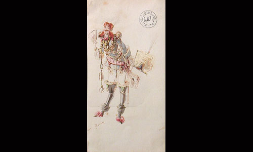 Les maquettes de décors et de costumes de théâtre